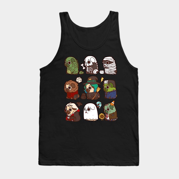 Spooky Season Tank Top by Puglie Pug 